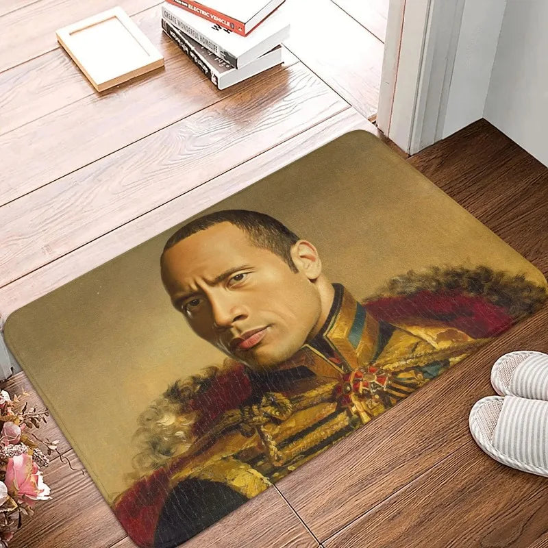 Dwayne “The Rock” Johnson Meme Doormat Anti-Slip Floor Mat Bathroom Kitchen Bedroom Rug Carpet