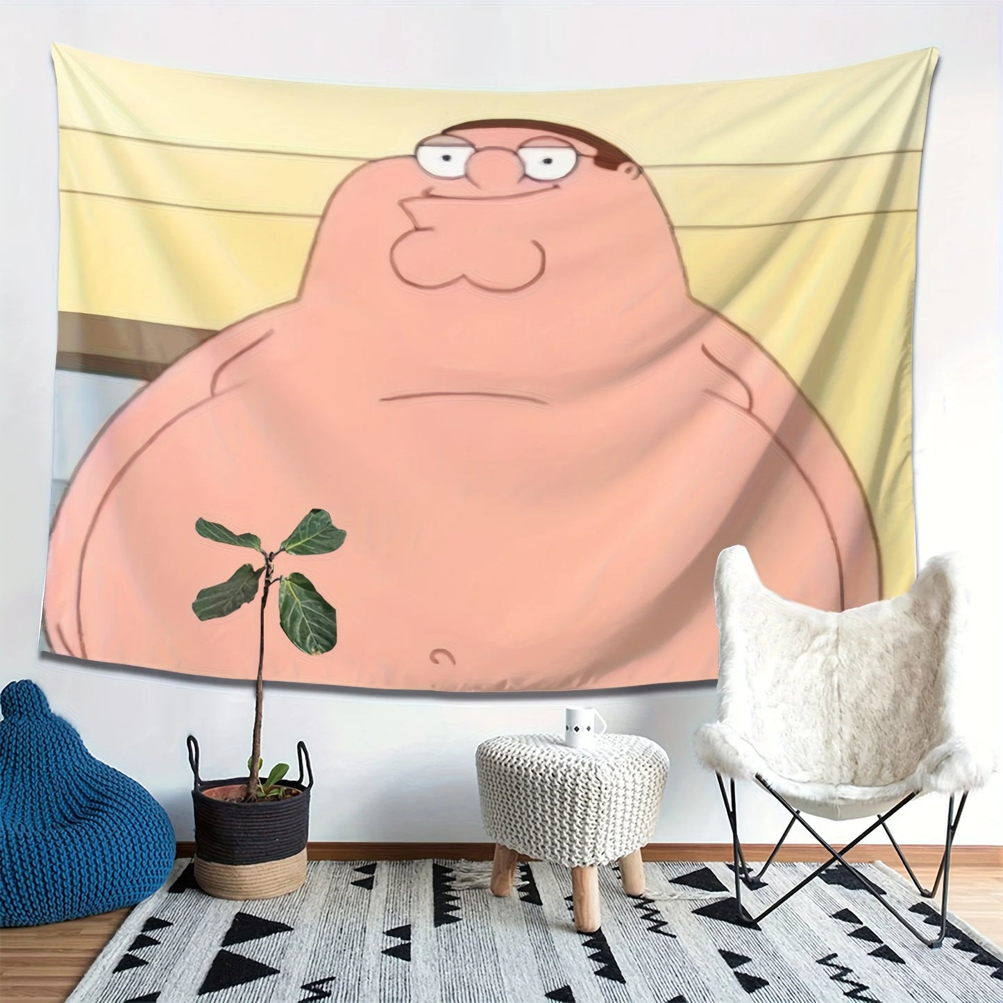 VIKAMA Peter Griffin Album Cover Tapestry