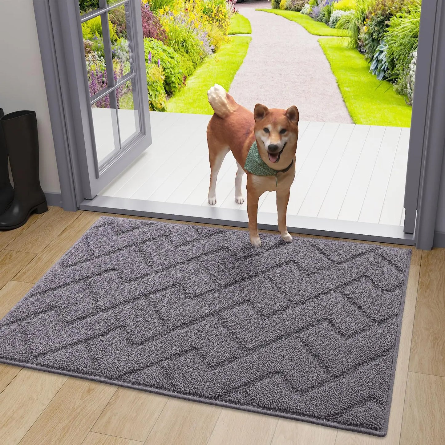 Olanly Washable Non-Slip Entry Door Mat