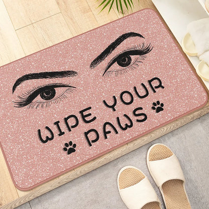 VIKAMA Eyelash Greeting Non-Slip Doormat
