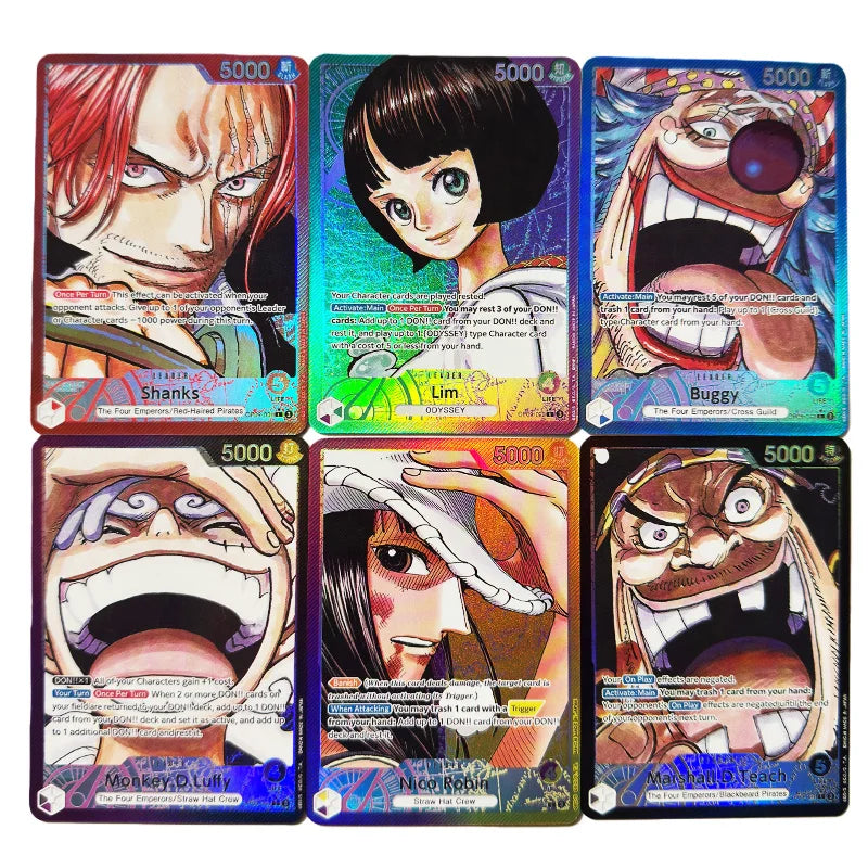 One Piece English Leader Character Card Collection Set