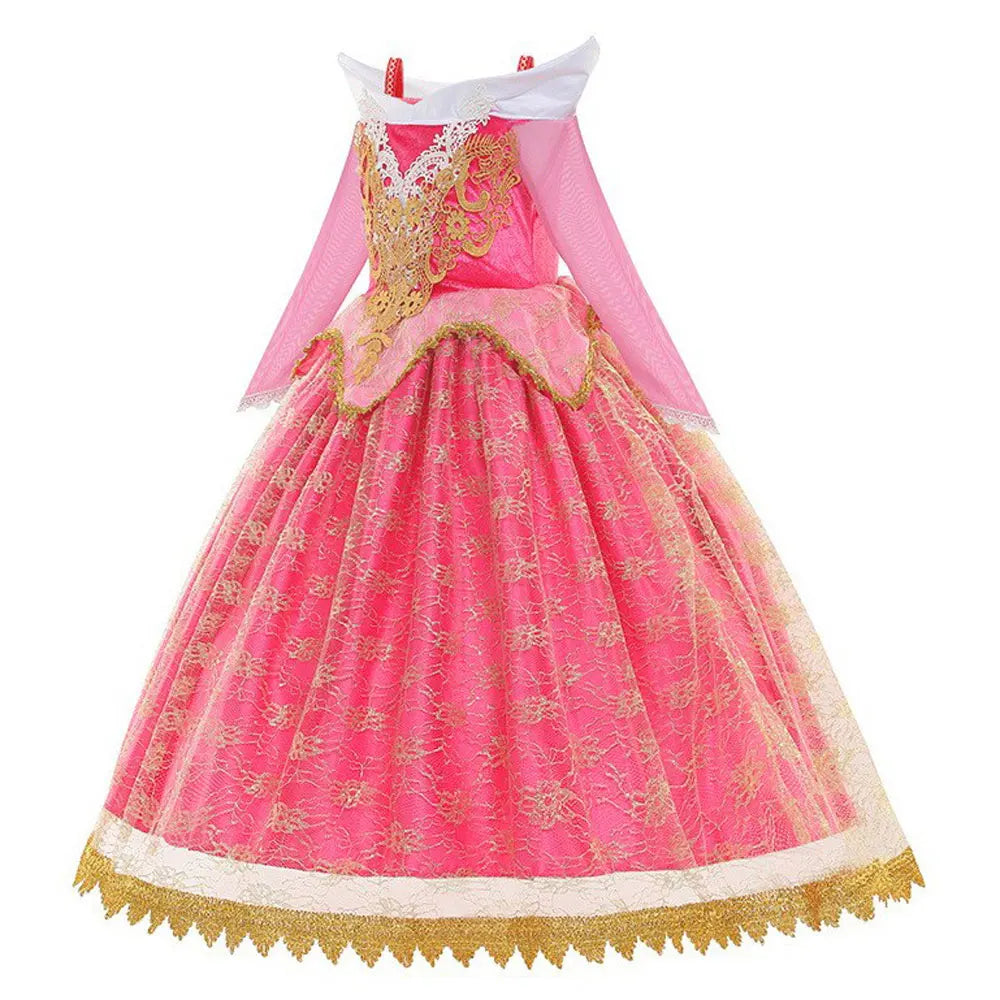 Disney Aurora Sleeping Beauty Princess Dress For Girls