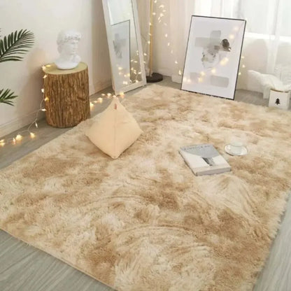 VIKAMA Silk Wool Rug Bedroom Living Room Kids Prayer Carpet Large Decor