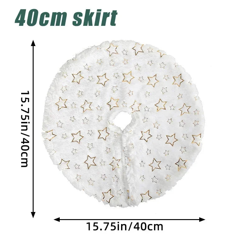 Creative Christmas tree skirt mat 38–40cm for decoration