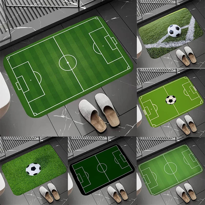 VIKAMA Soccer Field Non-Slip Door Mat
