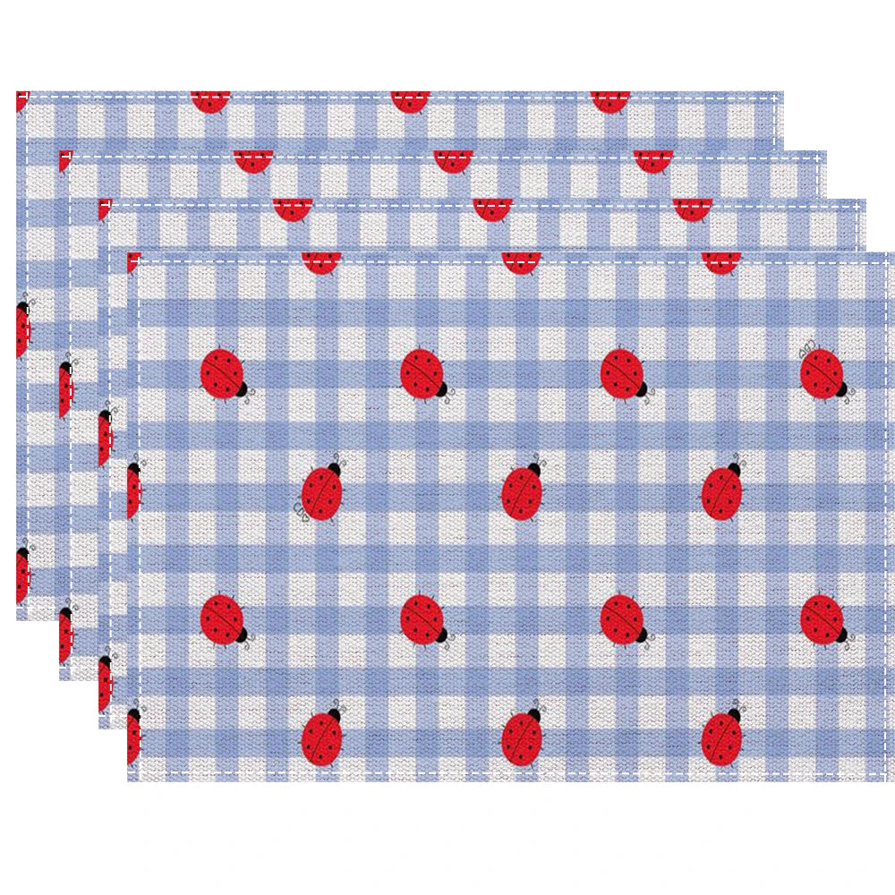 Checkerboard Heat Resistant Placemat