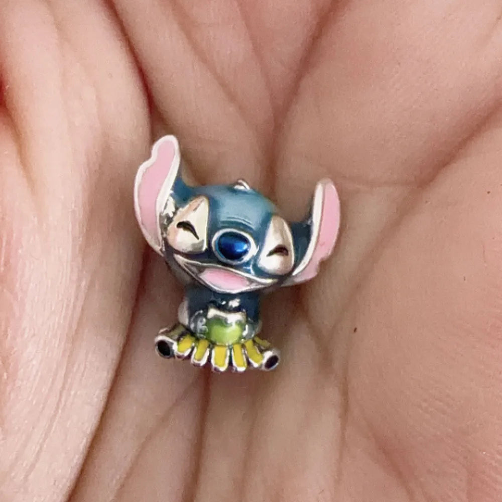 Disney 925 Silver Puppy Charm Bead For Bracelet Jewelry