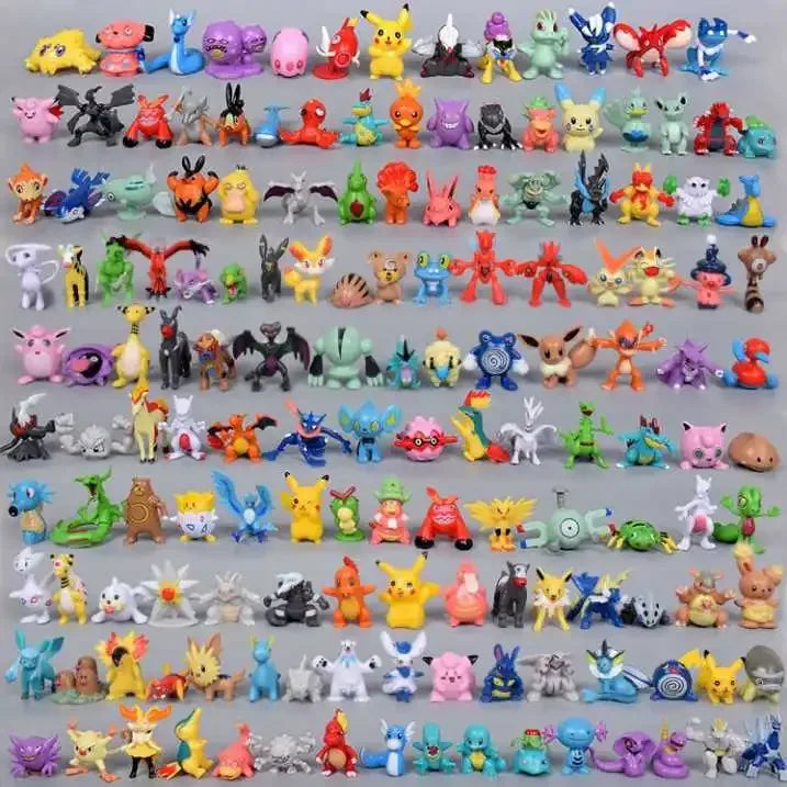 Pokemon Pikachu Mini Figure Model Set 24 144 Pieces