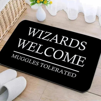 Welcome Home Door Mat Non-Slip Entrance Rug Indoor Kitchen Bathroom Bedroom Carpet Home Decor