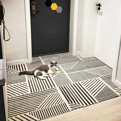 PVC washable anti-dirt cartoon door mat