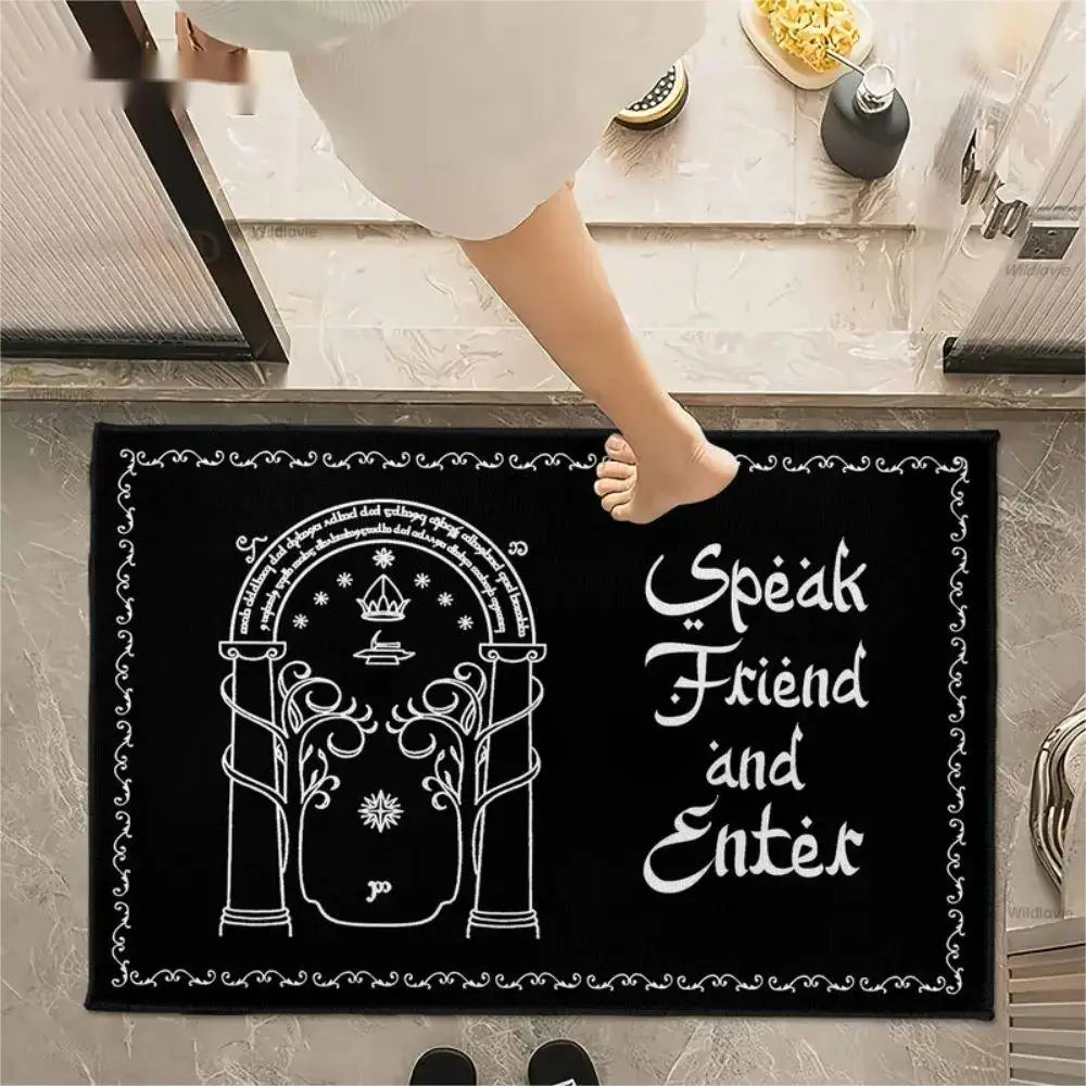 VIKAMA “Speak Friend and Enter” Welcome Doormat