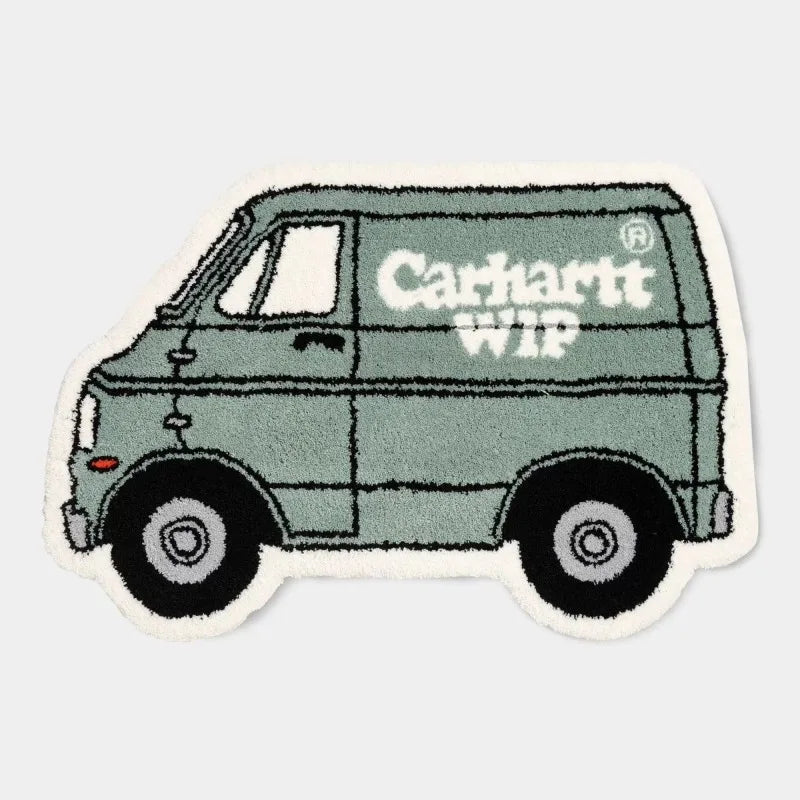 Cartoon cashmere-style kids room carpet