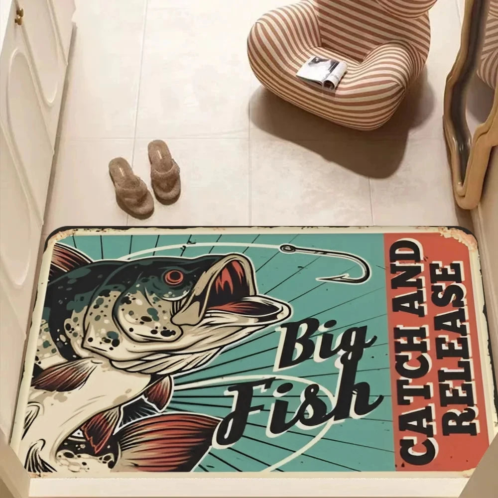 Nash Fishing Logo Anti-Slip Floor Mat