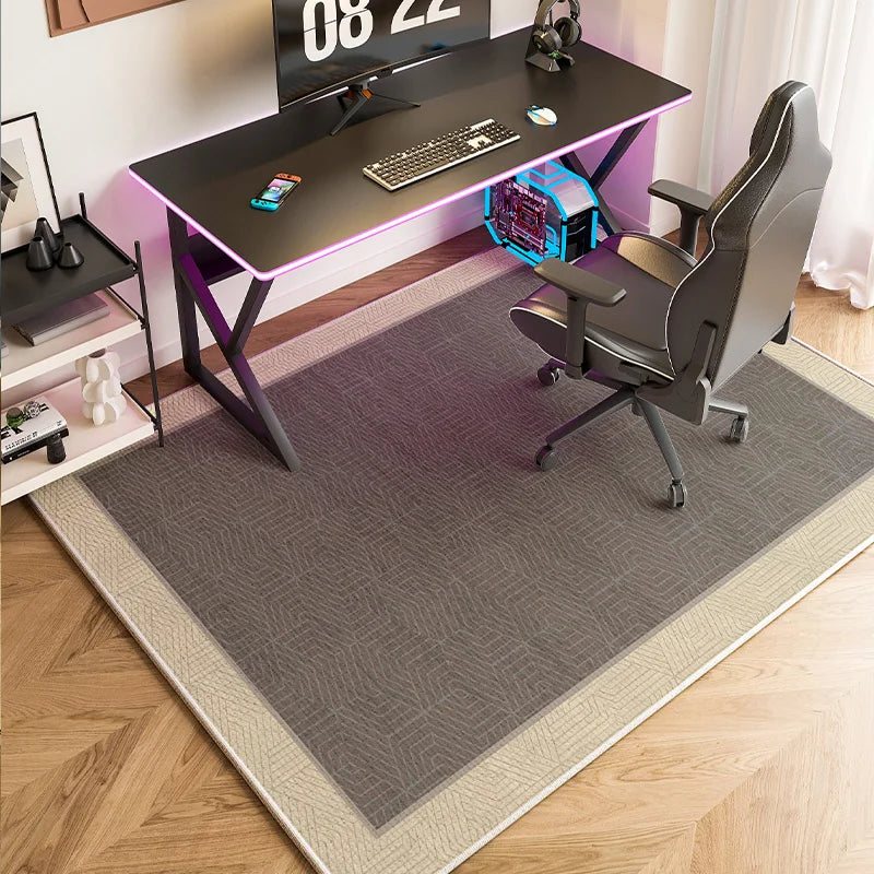 VIKAMA Swivel Chair Mat Gaming Office Bedroom Study Non-Slip Floor Carpet