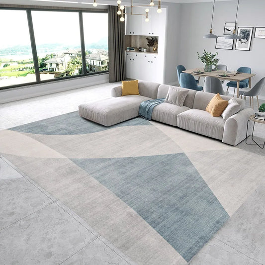 VIKAMA Modern Geometric Carpet Large Area Living Room Bedroom Sofa Floor Mat