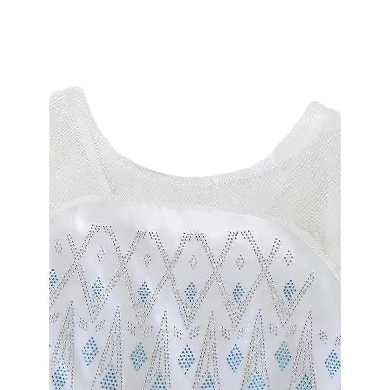 Disney Frozen Elsa White Lace Princess Dress For Girls