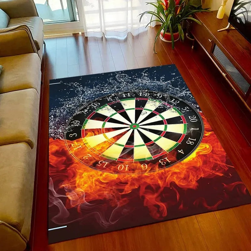 Dart Target Sport Game Area Rug