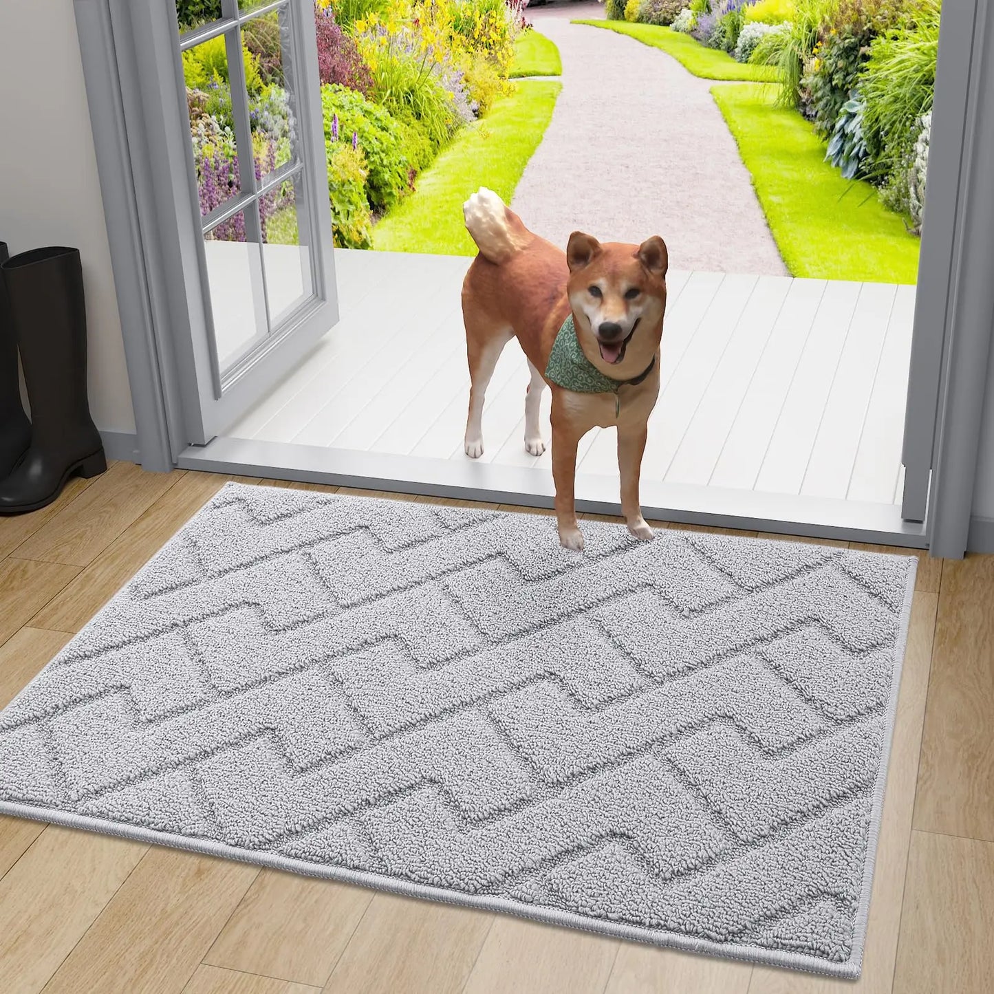 Olanly Washable Non-Slip Entry Door Mat