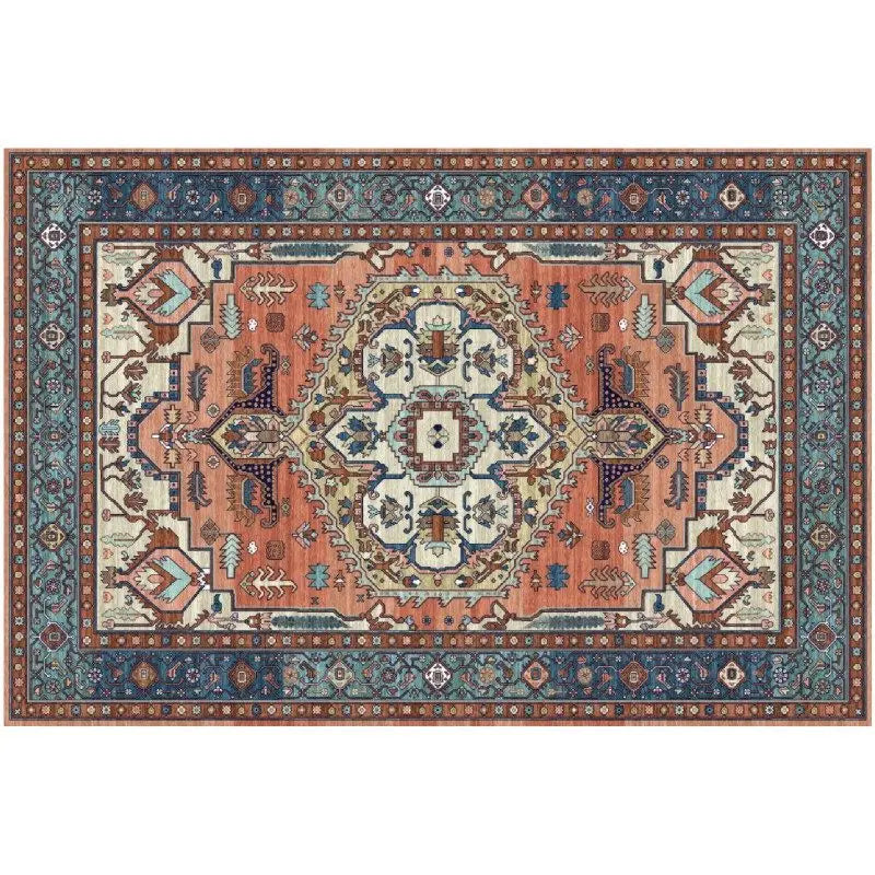 VIKAMA Crystal Velvet Floor Mat Light Luxury Retro Entry Door Floor Mat Carpet Door Mat Entry Door Foot Mat Entryway Carpet