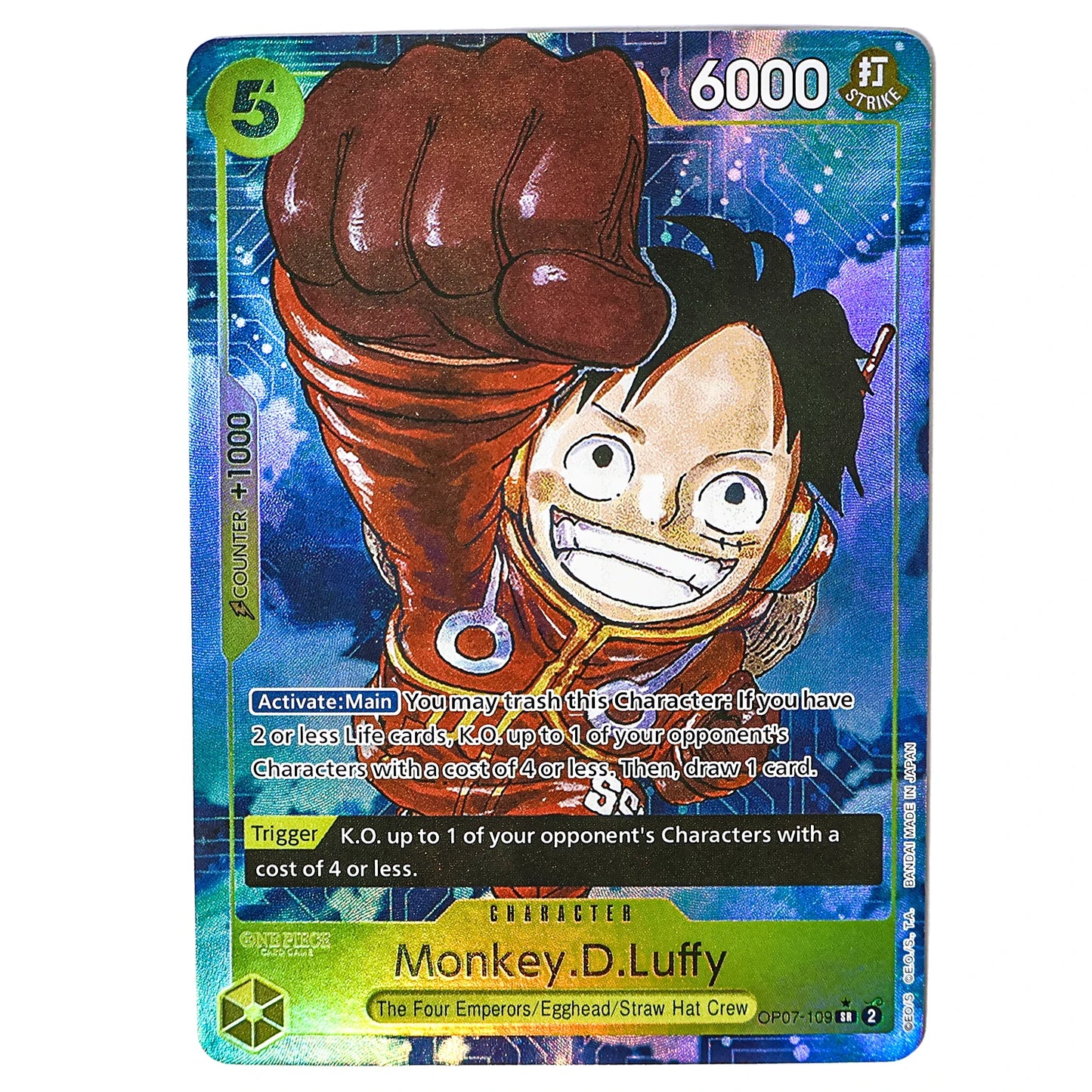 One Piece OPCG Frosted Laser Blue Core Card Set