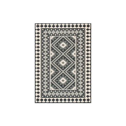 VIKAMA Moroccan Crystal Velvet Area Rug