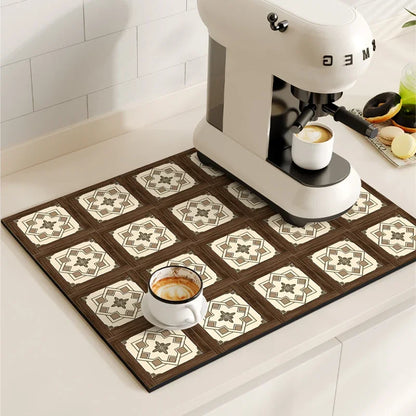 VIKAMA Diatom Coffee Kitchen Drying Mat