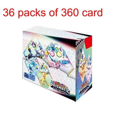 360PCS Pokemon Trading Cards Bundle – Scarlet & Violet 151 Prismatic Evolutions English Booster Set