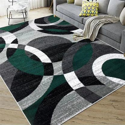 VIKAMA Nordic Abstract Carpet Geometric Large Area Non-Slip Living Room Bedroom Floor Mat