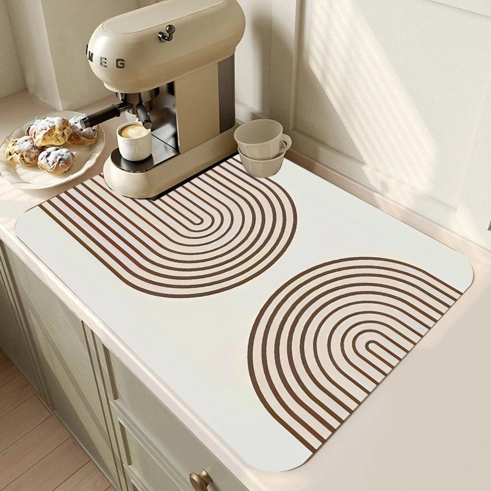 Rubber Super Absorbent Dish Drying Mat
