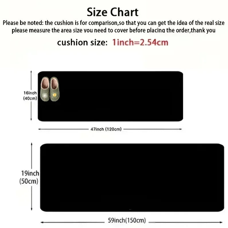 Non-Slip Floral Retro Runner Rug