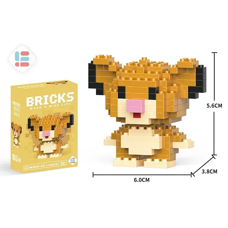 Disney LinaBell Winnie Mini Building Blocks DIY Toy Set