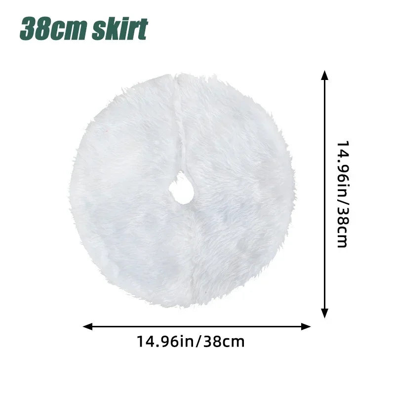 Creative Christmas tree skirt mat 38–40cm for decoration