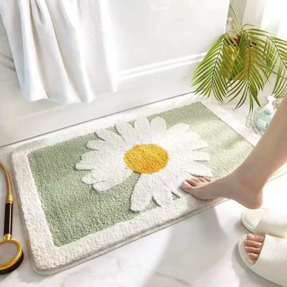 Cartoon Bathroom Floor Mat Absorbent Non-Slip Entrance Door Carpet