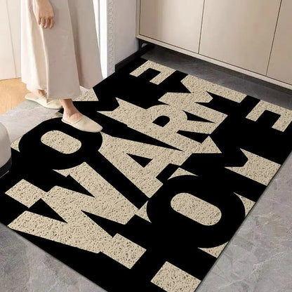 Wire Loop Entrance Door Mat Dust Removal Non-Slip Adjustable Floor Carpet