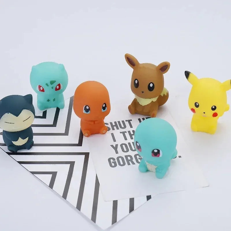 Pokemon Pikachu Bath Toy Set 6PCS