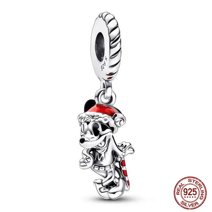 Disney S925 Sterling Silver Charm Beads For Women Bracelet