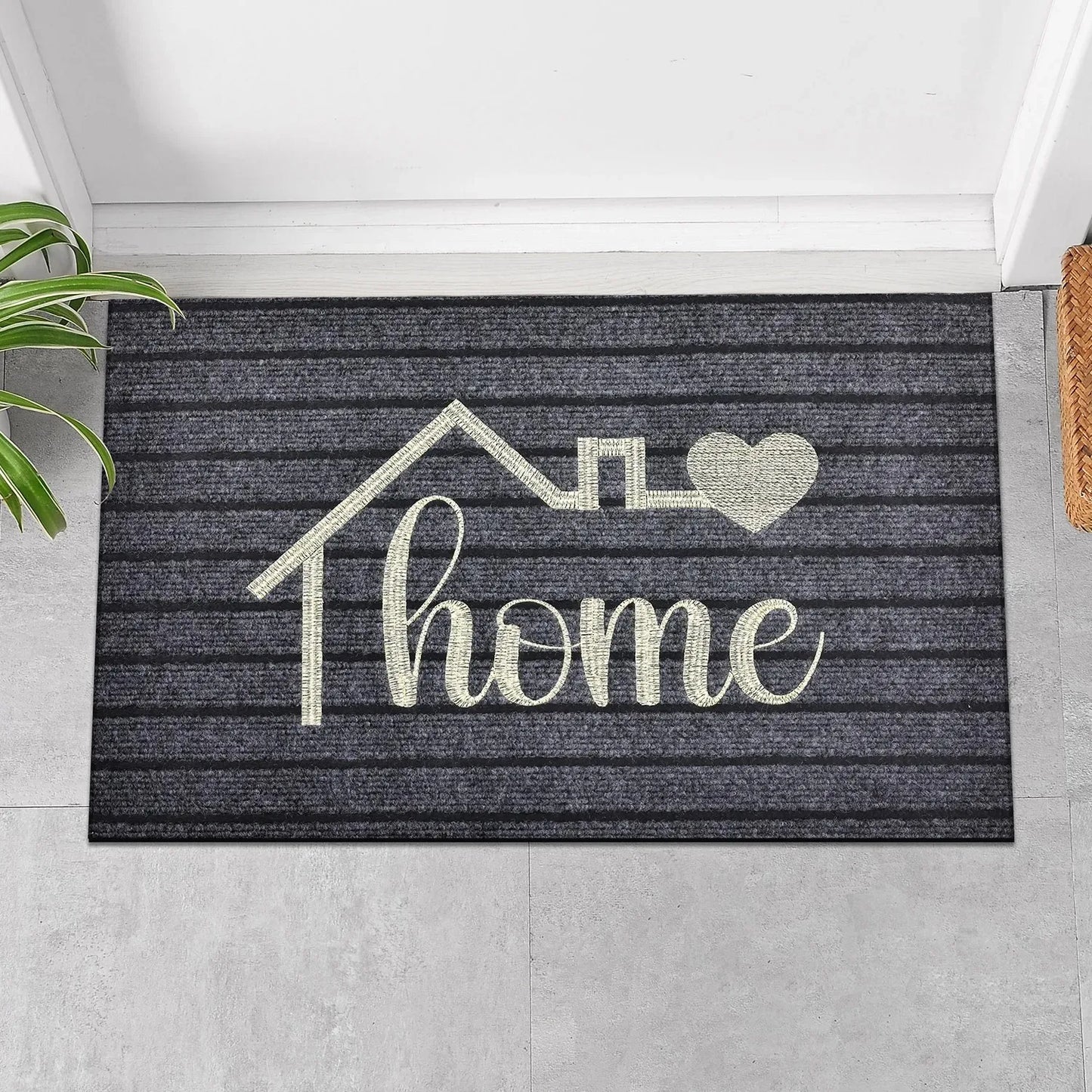 Pet Friendly Paw Print Door Mat