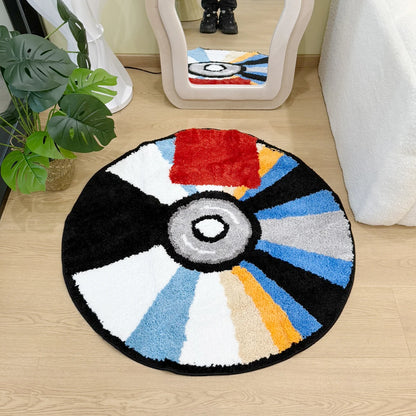 Round CD Tufted Non-Slip Rug