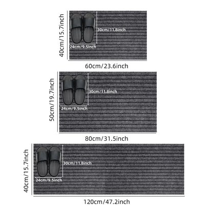 Modern Minimalist Square Floor Mat Durable Stain & Fade Resistant Non-Slip Rubber Backing Machine Washable Indoor Outdoor Rug