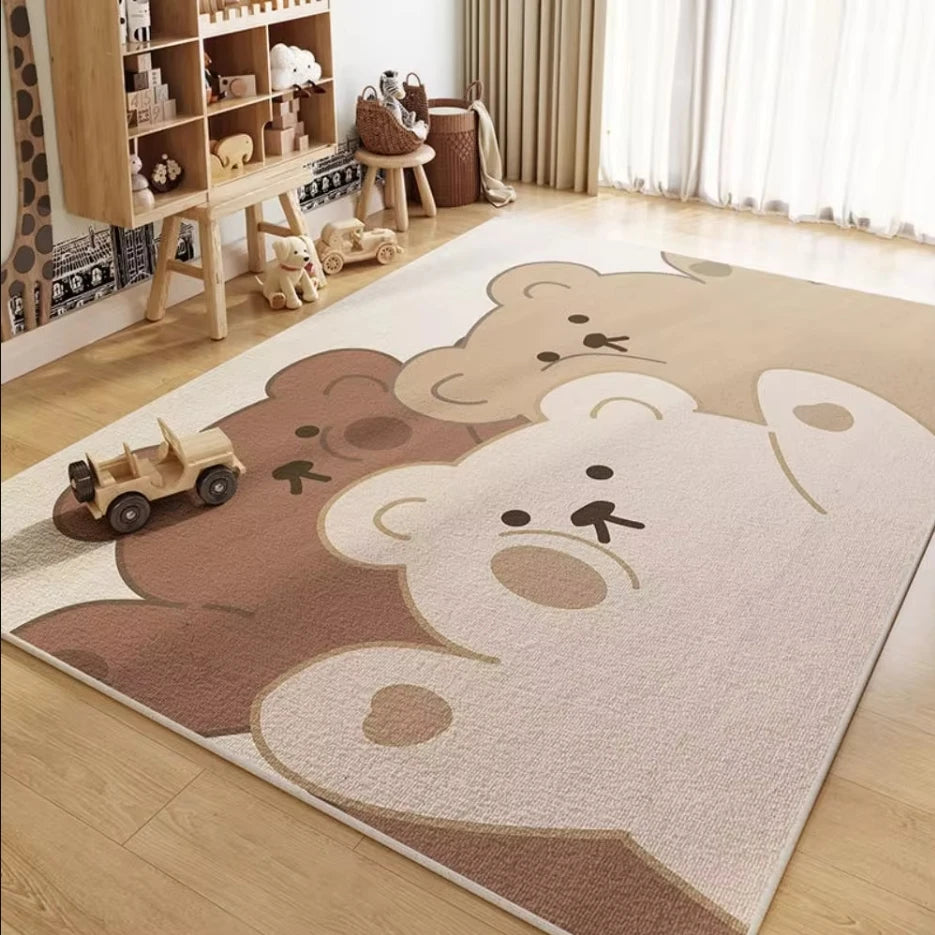 VIKAMA Kids Playroom Crawling Area Rug
