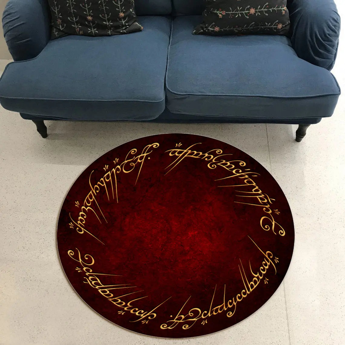 Lord of the Rings Round Movie Rug