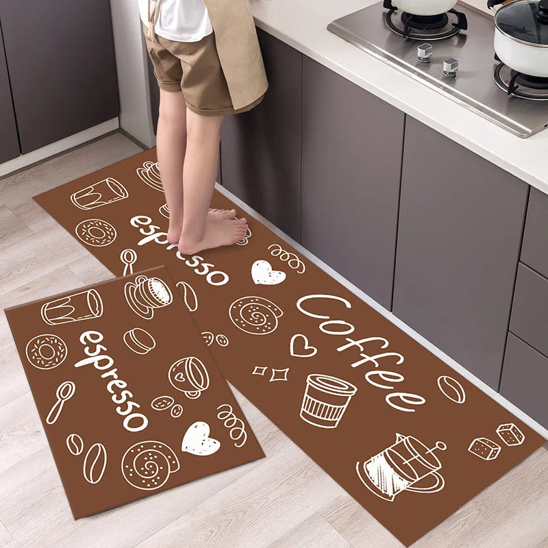 Nordic Style Long Strip Kitchen Door Floor Mat