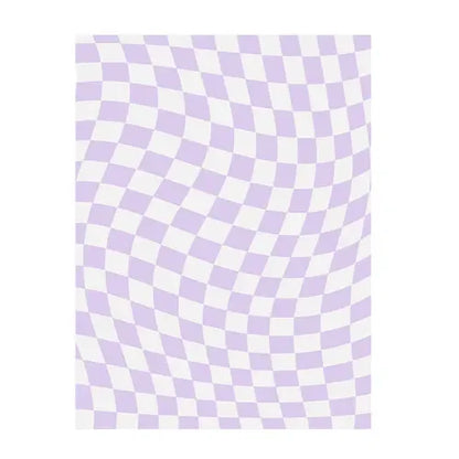 Retro Checkerboard Fluffy Plush Area Rug