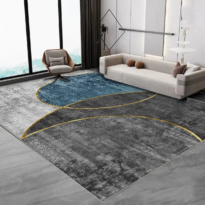 VIKAMA Nordic Simple Flannel Carpet Large Non-Slip Living Room Bedroom Floor Mat