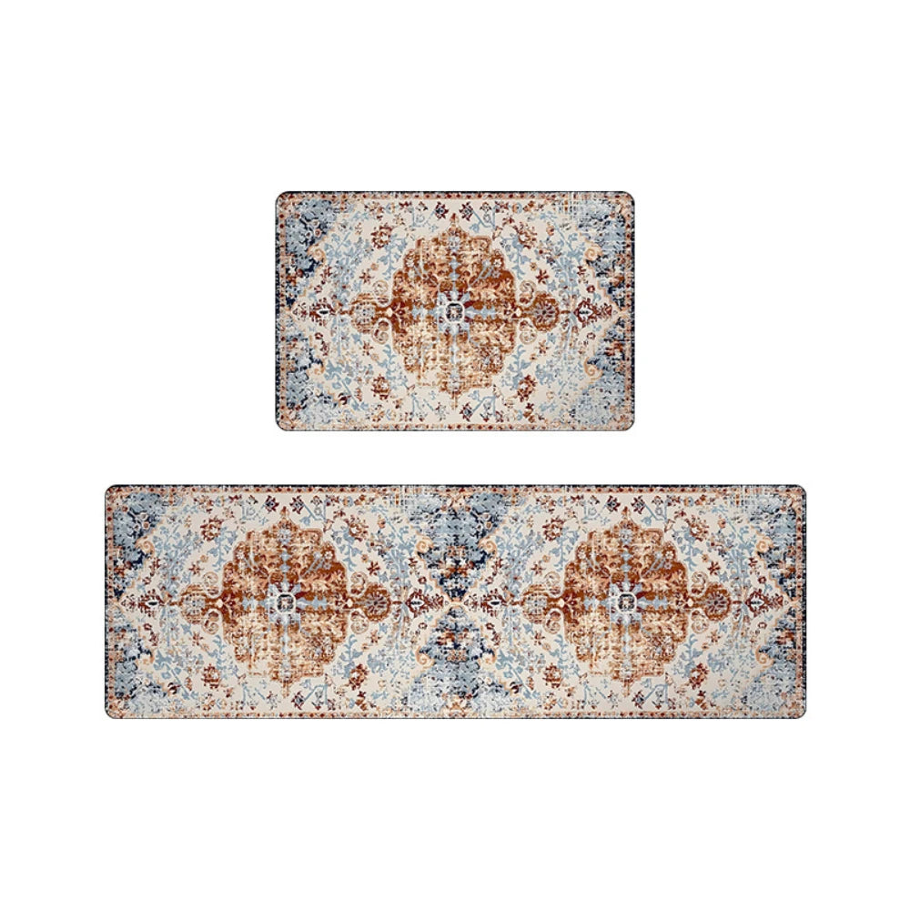 VIKAMA Retro Persian Non-Slip Runner Rug