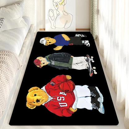Cute Teddy Bear Non-Slip Floor Mat