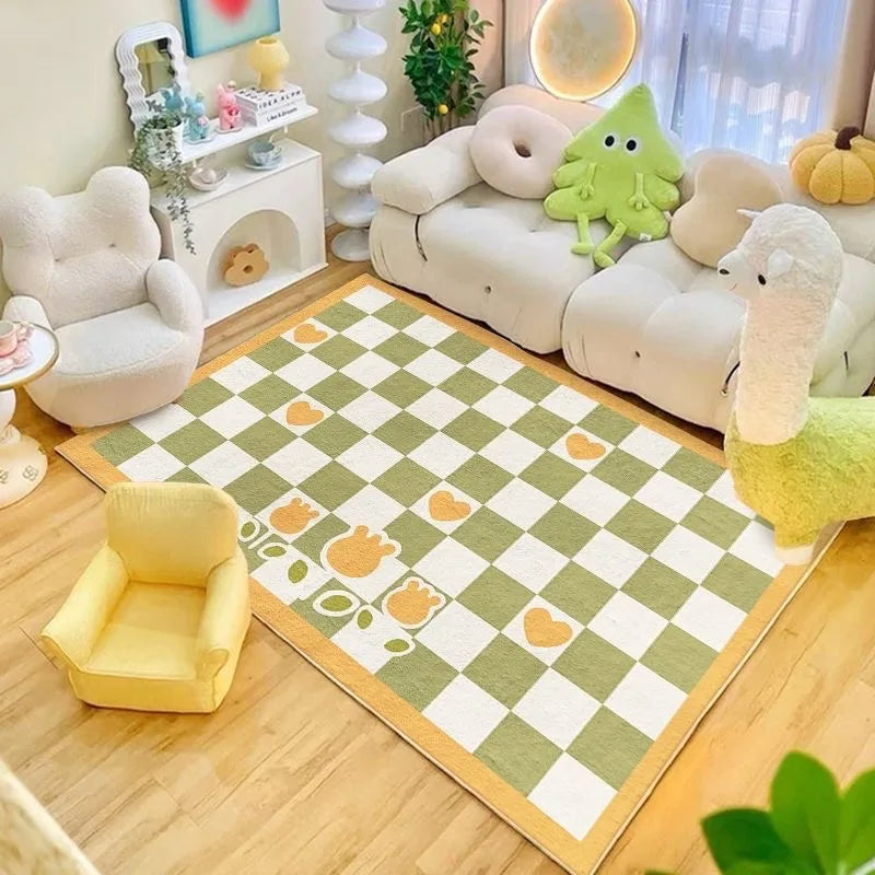 VIKAMA Cream Cashmere Style Bedroom Carpet