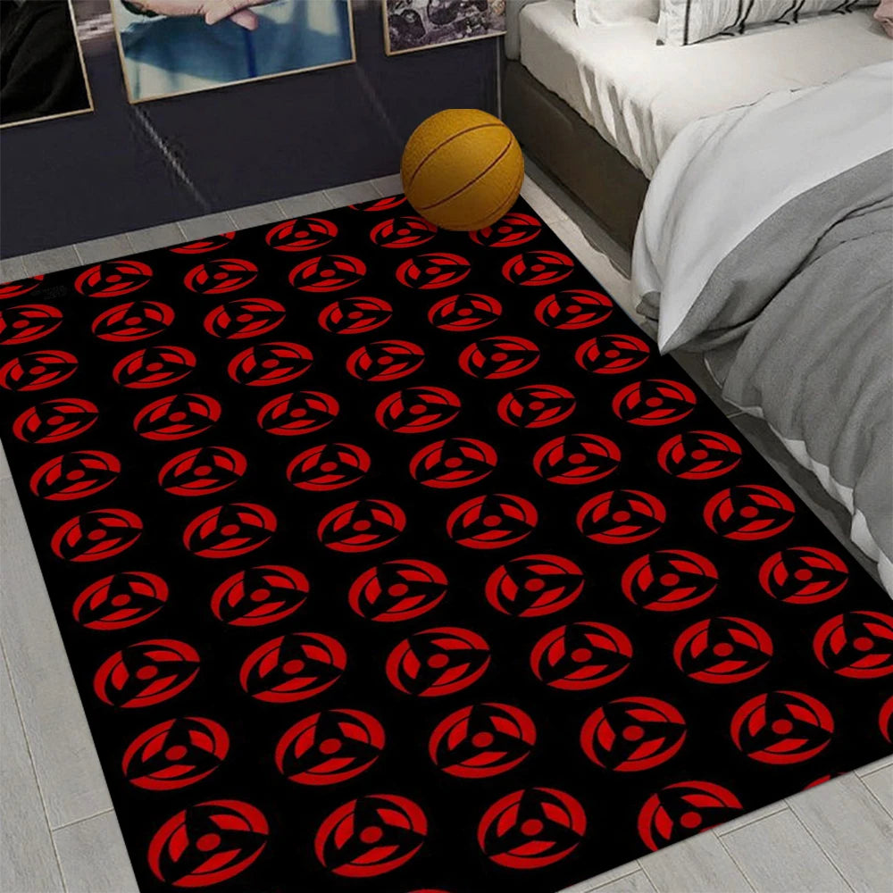 VIKAMA Anime Sharingan Non-Slip Area Rug