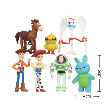 Disney Pixar Toy Story 4 Action Figure Set 7 Pieces