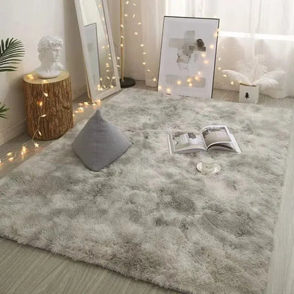 VIKAMA Silk Wool Rug Bedroom Living Room Kids Prayer Carpet Large Decor